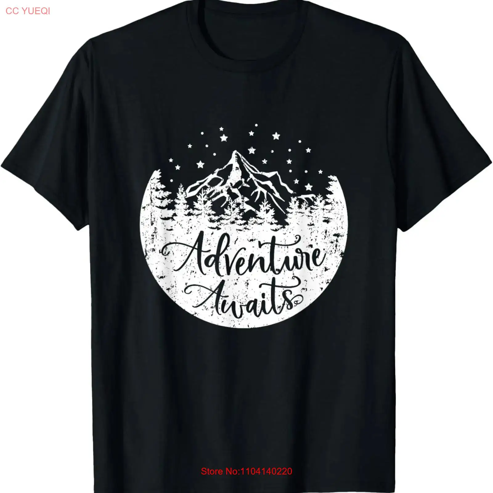 Outdoor Camping Adventures - キャンプやハイキングに最適なアウトドアで冒険が待っています Tシャツ ダッド ヴィンテージ ウォッシュ加工 通気性