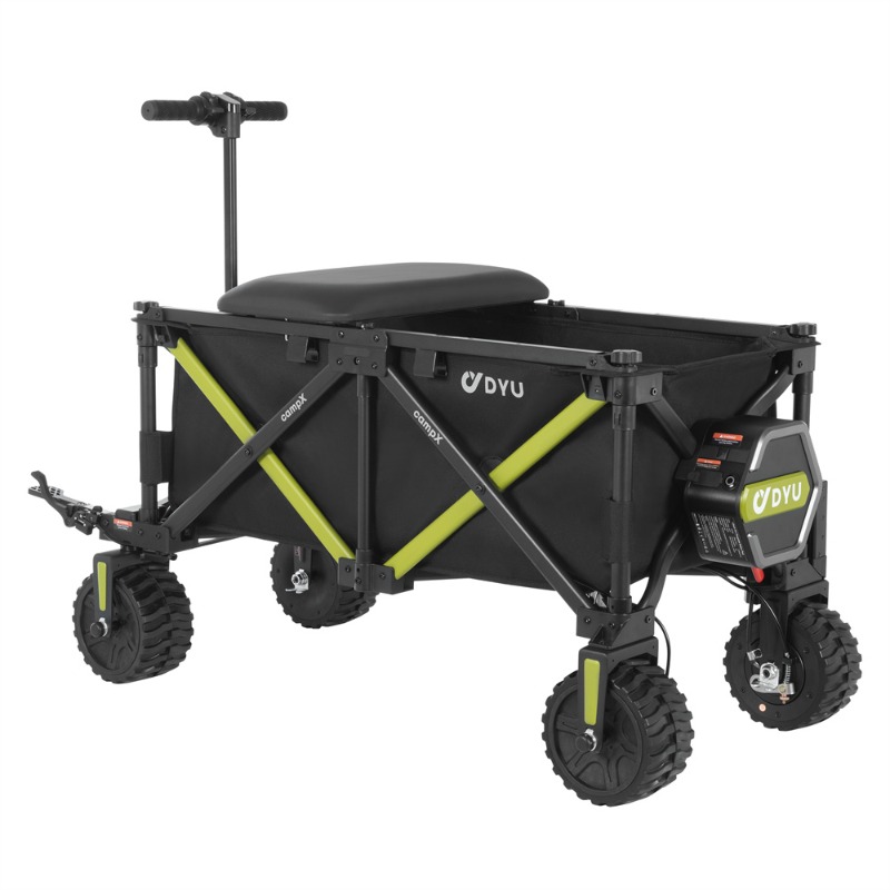 Outdoor Camping Vehicle Wagon - Airo DYU CampX 四輪アルミ電動キャンピングカー アウトドア電動折りたたみ式キャンピングワゴンカート 車両兼用ベビーカー