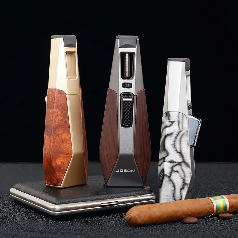 Outdoor Windproof Lighter - JOBON アウトドア キャンプ 防風 ブタンガスライター タービン