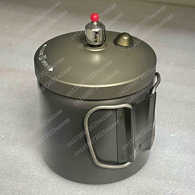 Outdoor Camping Cooking Set - アウトドア用圧力鍋 3.1 Plus - 軽量アルミニウム、硬質アルマイト加工、1015ml キャンプやハイキングに最適