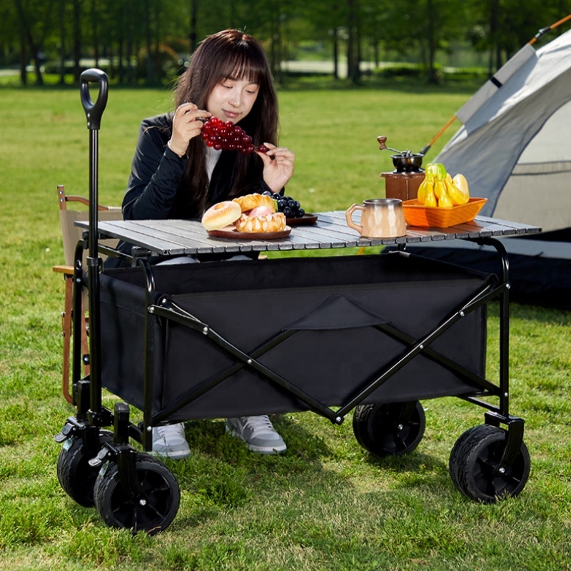 Outdoor Camping Vehicle Wagon - 新型デザイン アウトドア キャンプ ビーチワゴンカート ポータブル キッズトロリー