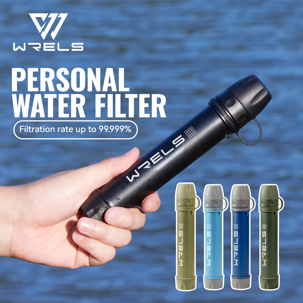 Outdoor Camping Direct - WRELS 屋外浄水器 ポータブル 直飲みミニ浄水器 屋外緊急サバイバルキット ハイキング