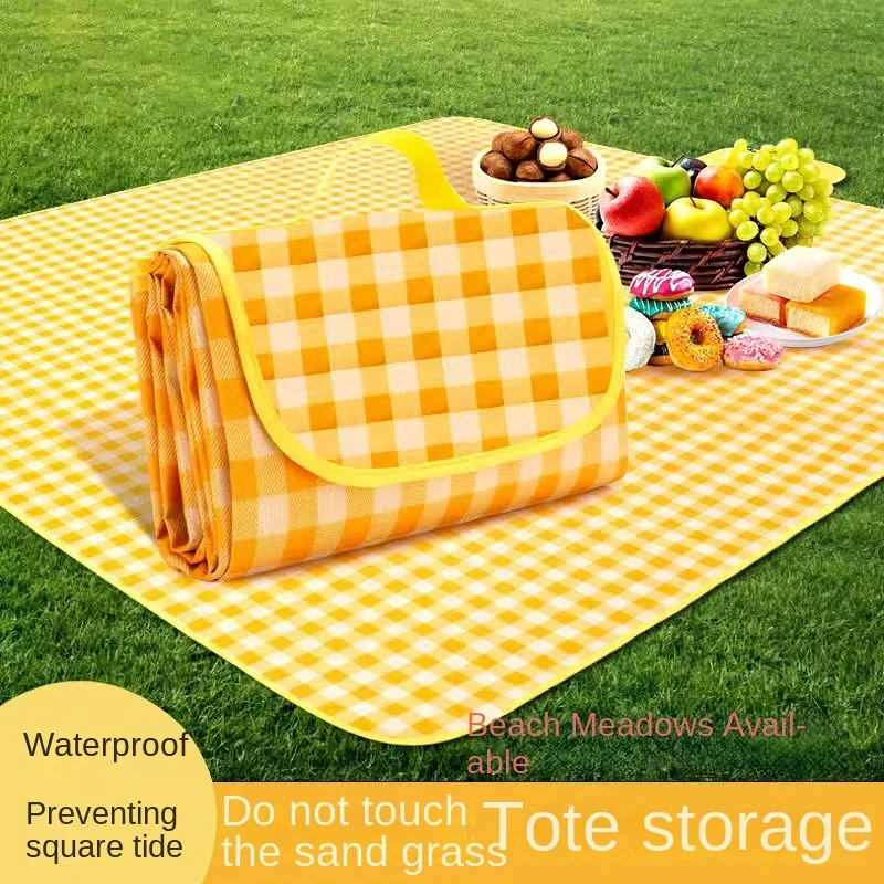 Outdoor Camping Events 2026 - 2026 新しいピクニックマット防湿マット肥厚屋外ピクニックキャンプビーチテントフロアマット防水芝生マットポータブル外出