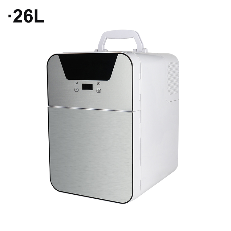 Outdoor In Camping - 26L大容量ポータブルドリンクバー冷蔵庫 ミニコンプレッサー式冷蔵庫 デジタルディスプレイ搭載 アウトドア旅行キャンプ用