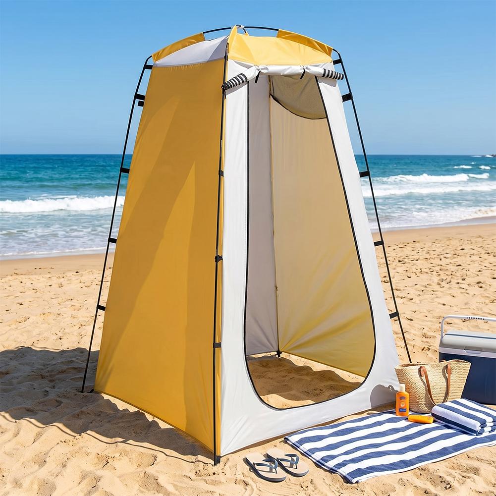 Outdoor Camping Toilet Tent - 屋外ポータブルプライバシーテント ポップアップ式 キャンプシャワー・トイレテント 更衣室 簡単設置 軽量
