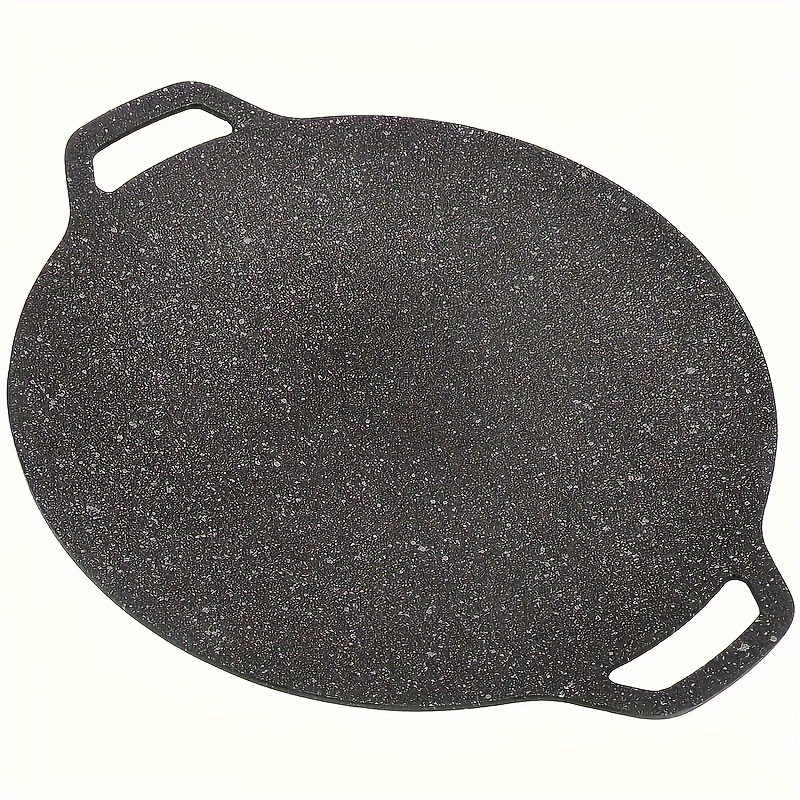 Outdoor Camping Cooking Set - 1 個鋳鉄屋外グリルパンノンスティック鉄板焼きプレートキャンプ & 家庭用バーベキュー調理義務ポータブルデザイン