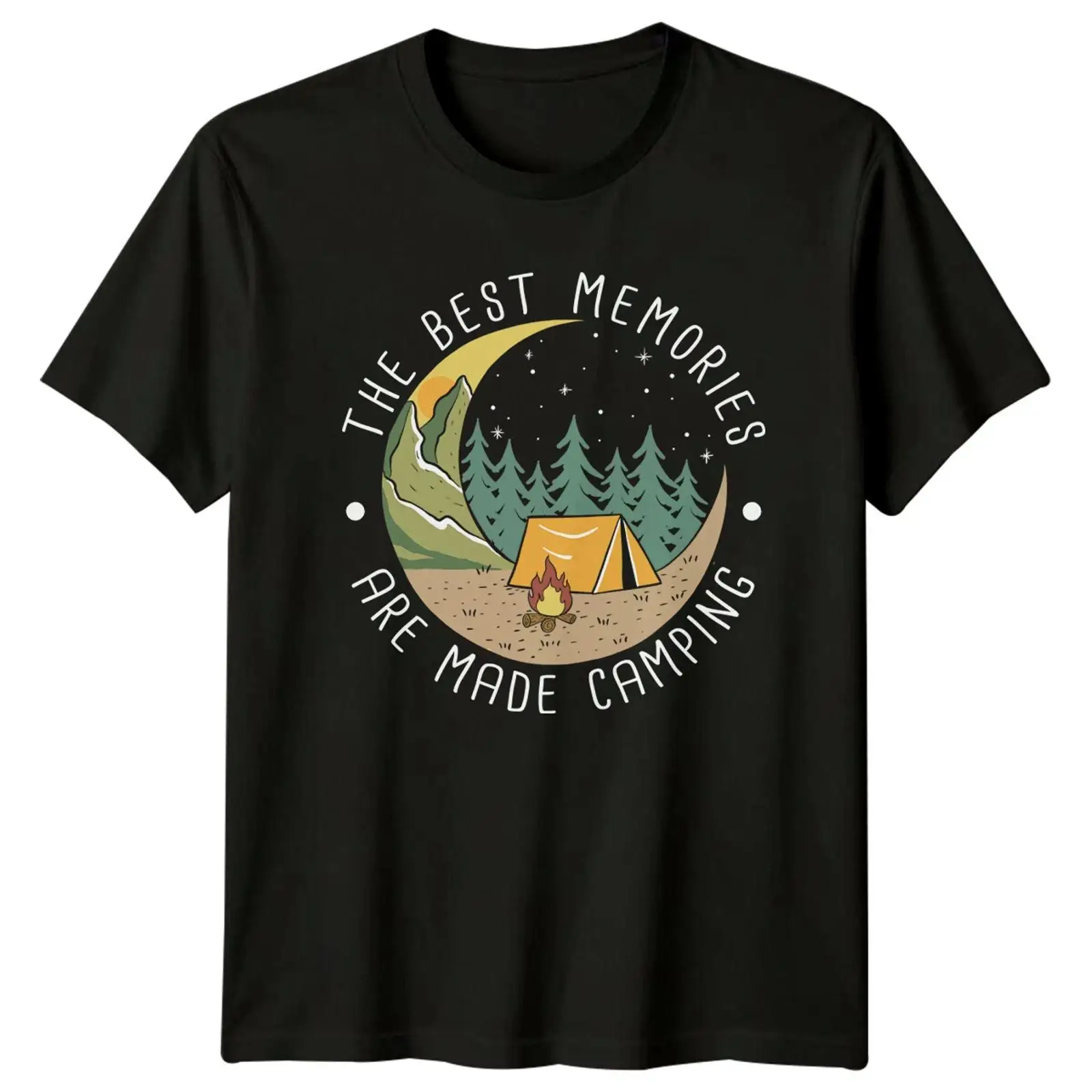 Camping Zelt Outdoor - ベストメモリーズ キャンプ Tシャツ アウトドア アベンチュア ゼルト