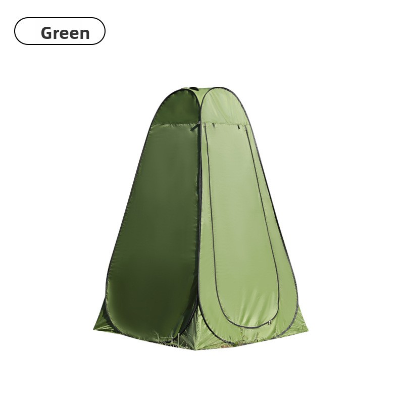 Outdoor Camping Toilet Tent - 自動ポップアップ式シングルレイヤープライバシーテント、ポータブルシャワー更衣室トイレシェルター、キャンプ、釣り、映画撮影、アウトドア用