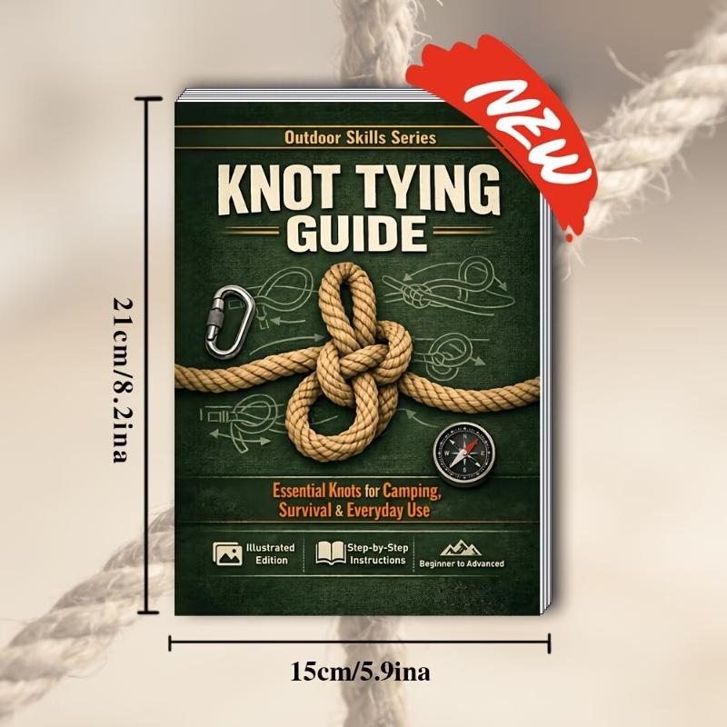 必須の結び目ガイドブック 50種類の図解結び目 キャンプ、サ - Outdoor Camping Adventures のレビューと価格
