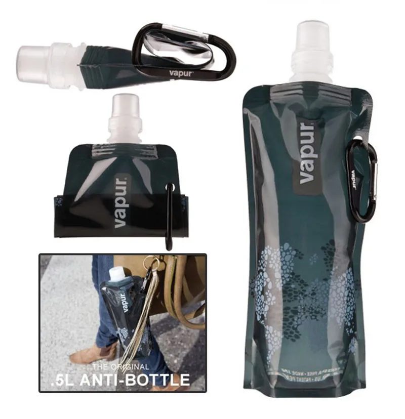 折りたたみ式シリコンウォーターボトル,ポータブル,超軽量,折 - Outdoor Camping Direct のレビューと価格