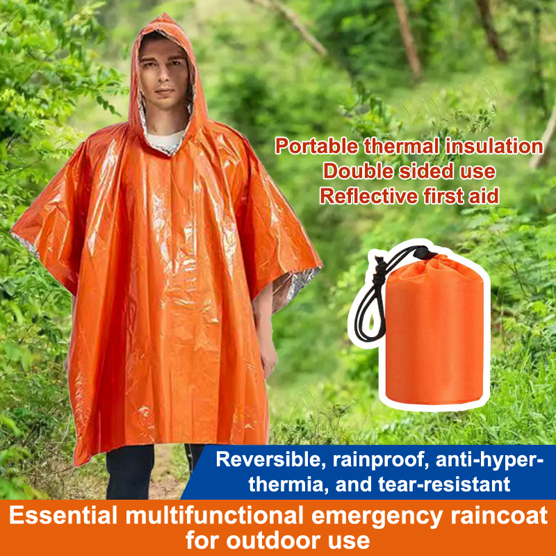 屋外緊急サバイバル寝袋サーマルブランケットマイラー防水再利用 - Emergency Mylar Blanket のレビューと価格