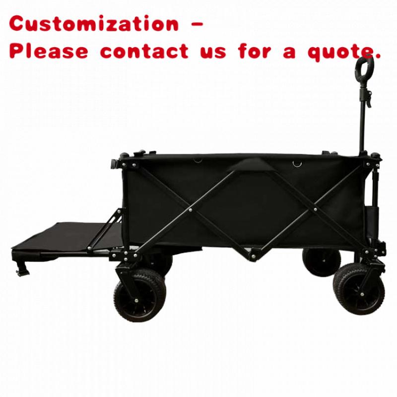 カスタムポータブルステンレス鋼折りたたみワゴン実用的な屋台屋 - Outdoor Camping Vehicle Wagon のレビューと価格
