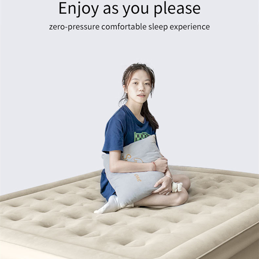 インフレータブルPVCスリーピングマットレス,豪華な2人用キ - Bed Outdoor Camping のレビューと価格