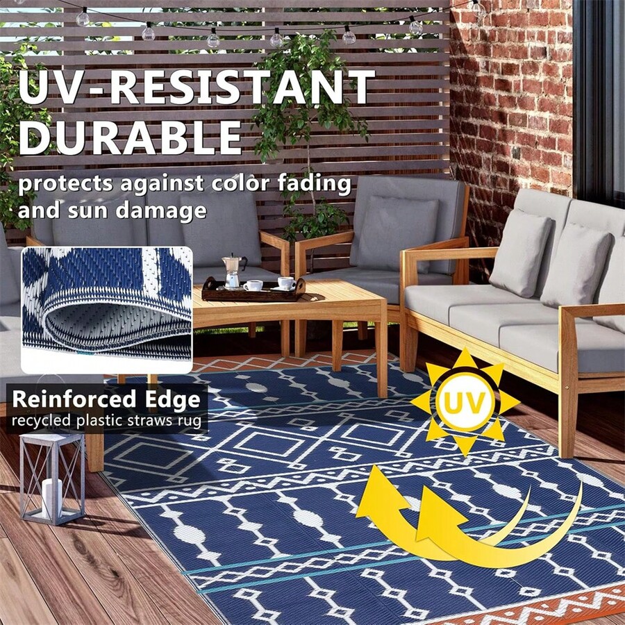 メイユウ アウトドアラグ、8x10フィート/9x12フィート - Outdoor Camping Rugs 9X12 のレビューと価格
