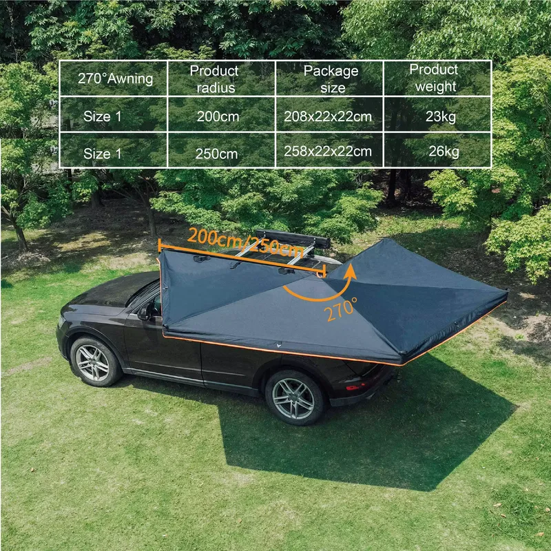 Awnluxヘビーデューティー4x4 Foxwing 270 - Outdoor Camping Tent のレビューと価格