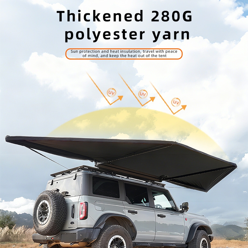 屋外キャンプ用180度扇形日よけテント 新型ダブルポールモデ - Outdoor Camping Tent のレビューと価格
