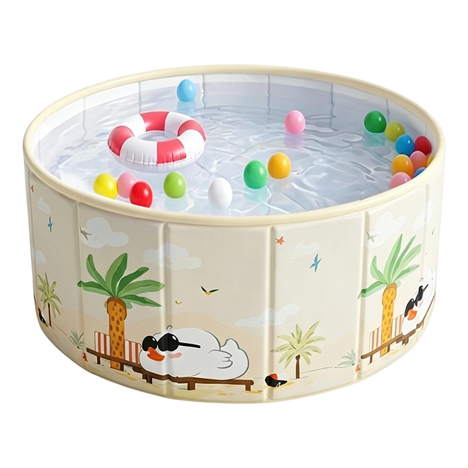厚みのある折りたたみ式犬用プール、屋外裏庭プール、水泳用浴槽 - Outdoor Camping For Kids のレビューと価格
