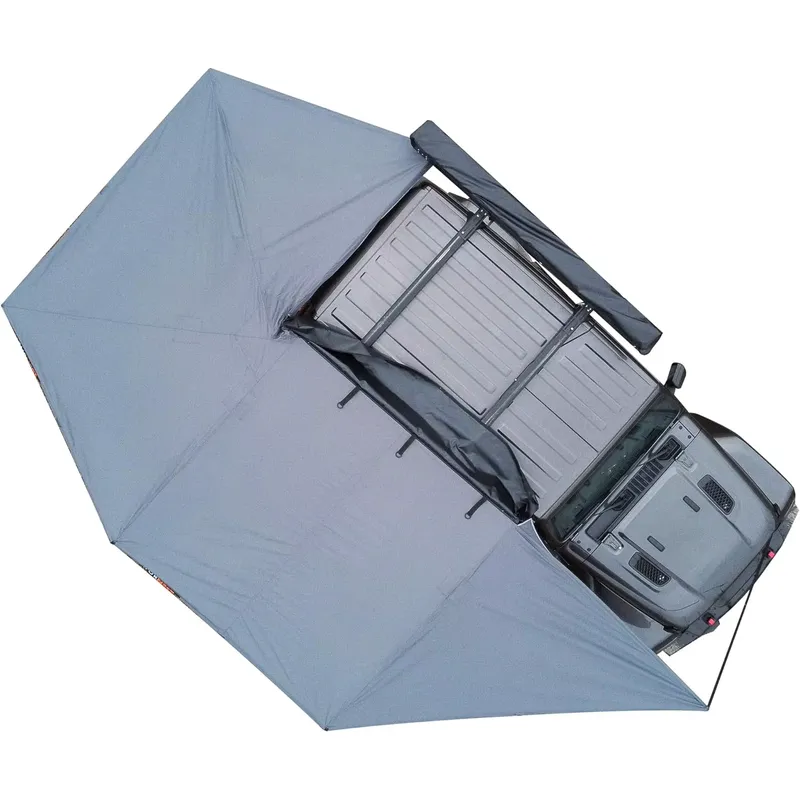 Awnlux 270度カーサイドオーニング アルミポール付き - Outdoor In Camping のレビューと価格