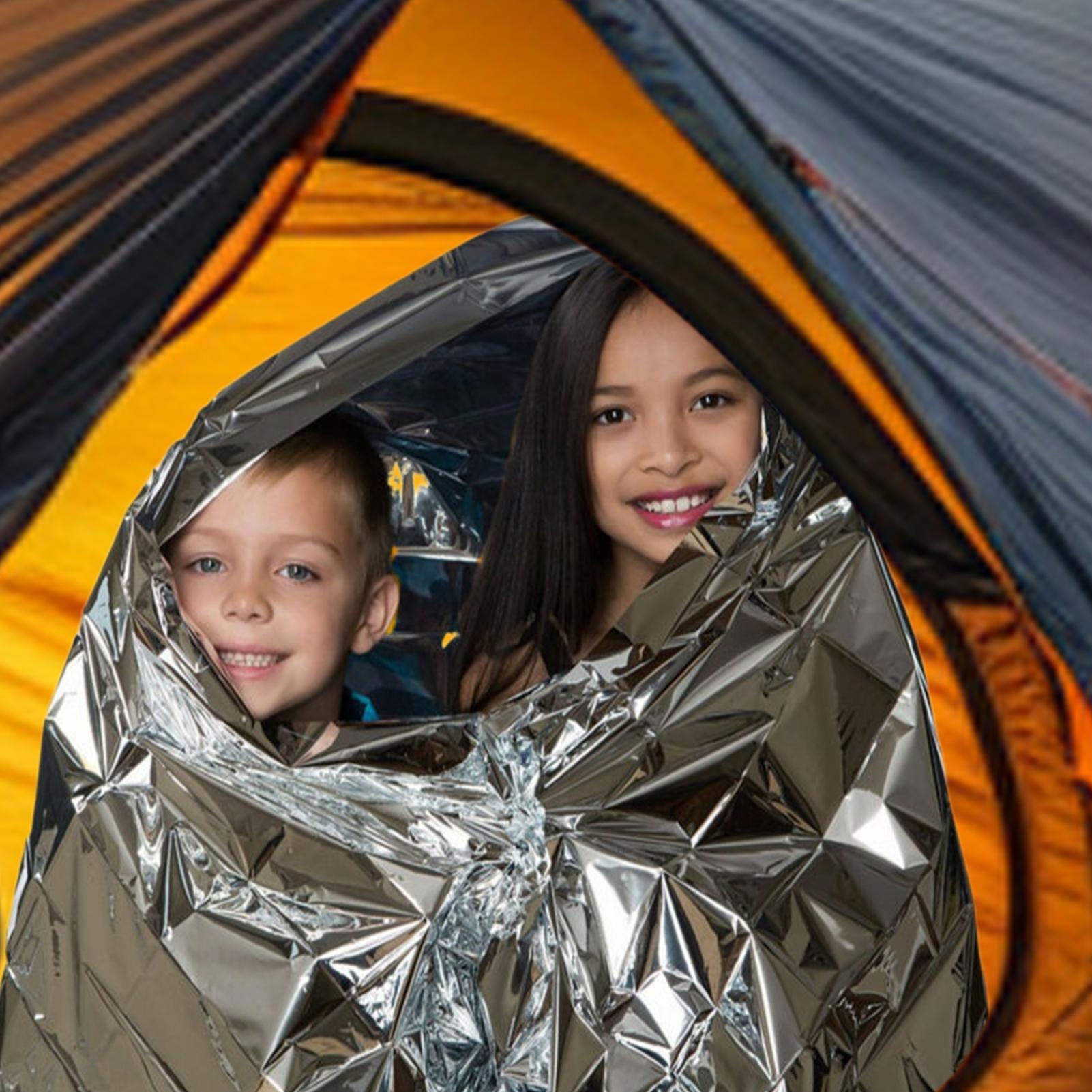 1PC 緊急ブランケット防風防水フォイルサーマルサバイバルギ - Emergency Mylar Blanket のレビューと価格