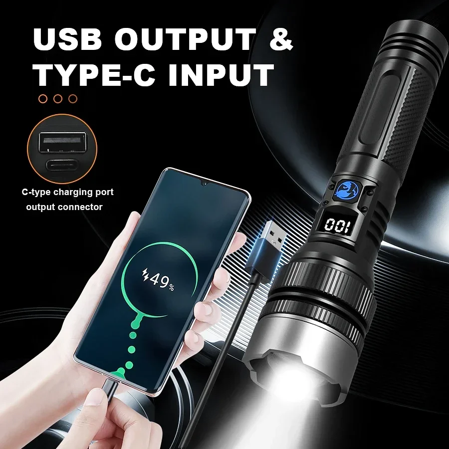 超高輝度充電式懐中電灯、キャンプ、ハイキング、釣り、屋外緊急 - Outdoor Camping Adventures のレビューと価格