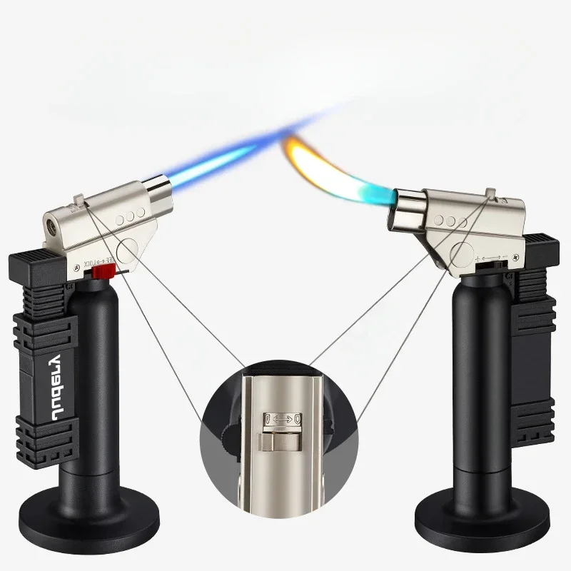 屋外防風ブタンガスライター 2 種類の炎ターボトーチ大火力バ - Outdoor Windproof Lighter のレビューと価格