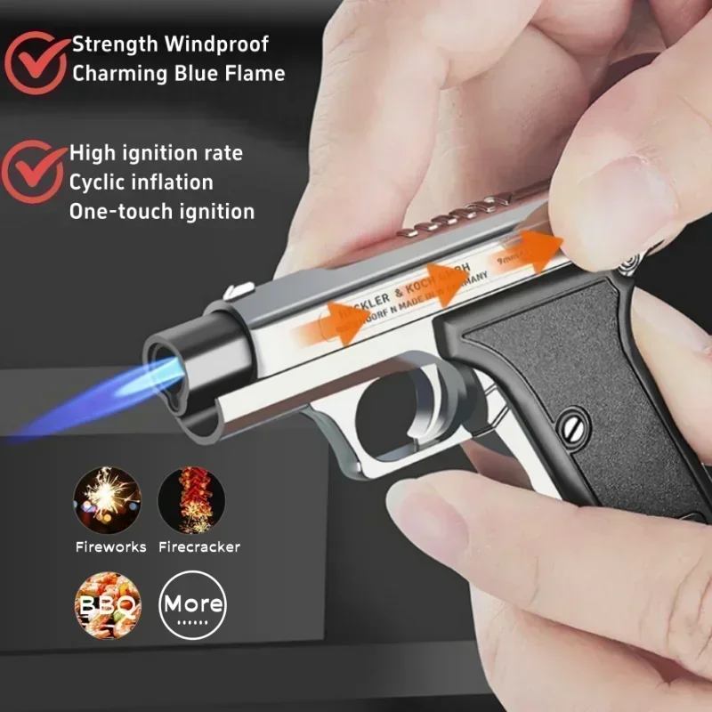 2025 ポータブル金属防風ペンダントライター屋外スプレー青 - Outdoor Windproof Lighter のレビューと価格