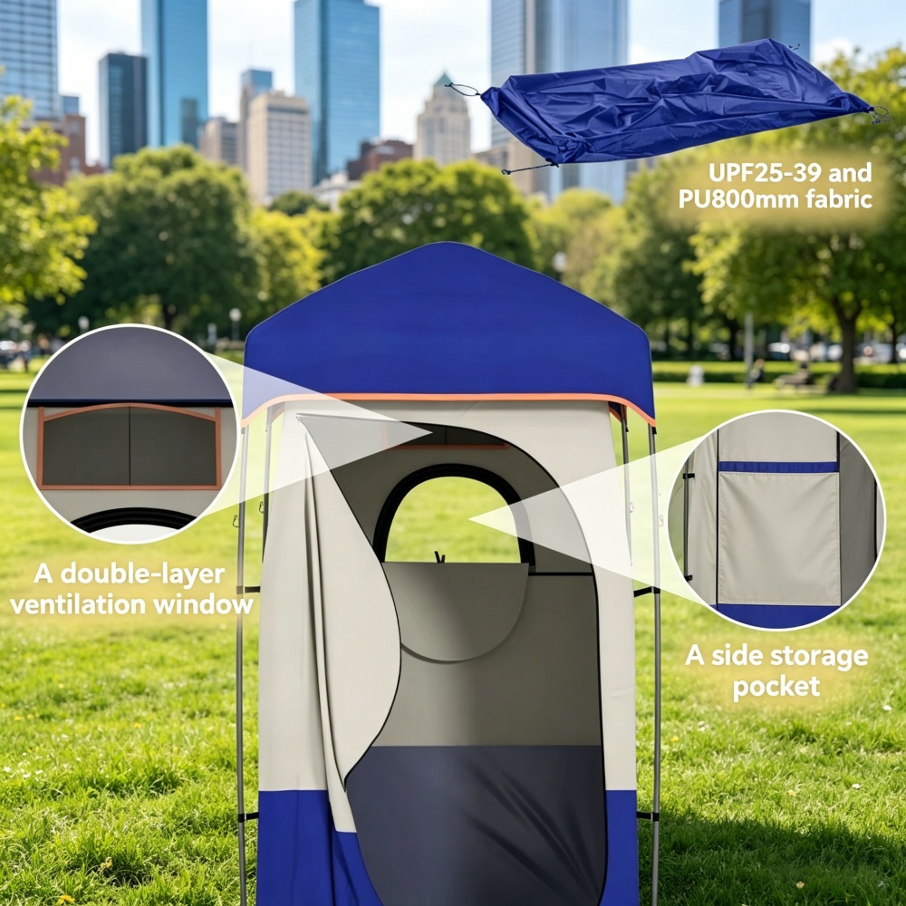 キャンプシャワーテント ポップアップ更衣室 2026年新型  - Outdoor Camping Toilet Tent のレビューと価格