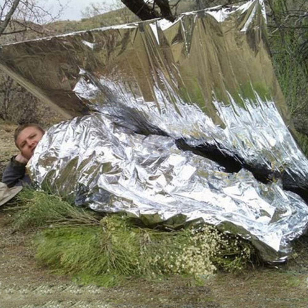 130x210cm 防水ブランケット 暖かさを保つフォイルマ - Emergency Mylar Blanket のレビューと価格