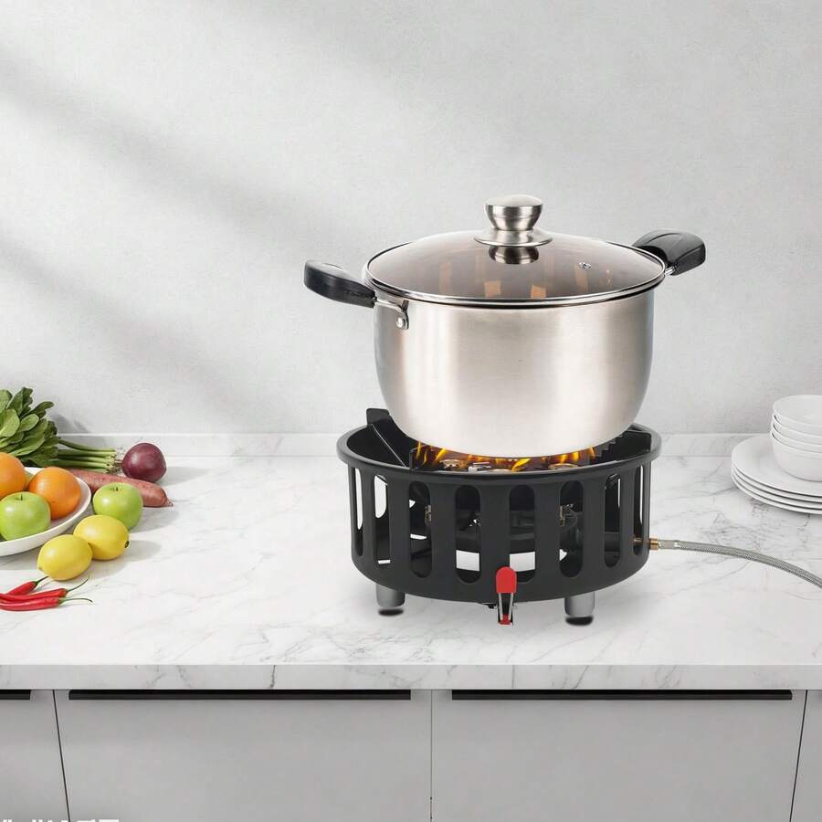 3つのアダプター付きポータブルキャンプストーブ - 72,0 - Outdoor Camping Gas Stove のレビューと価格