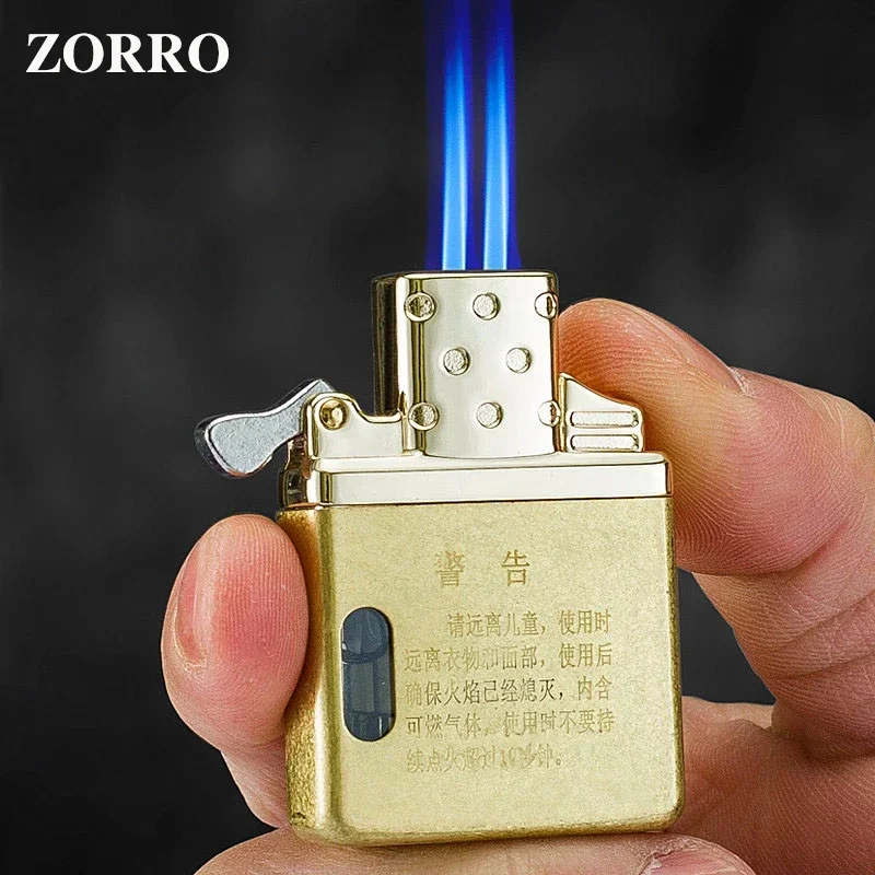 Zorro-防風ブタンガスインサート、オリジナルの動きアクセ - Outdoor Windproof Lighter のレビューと価格