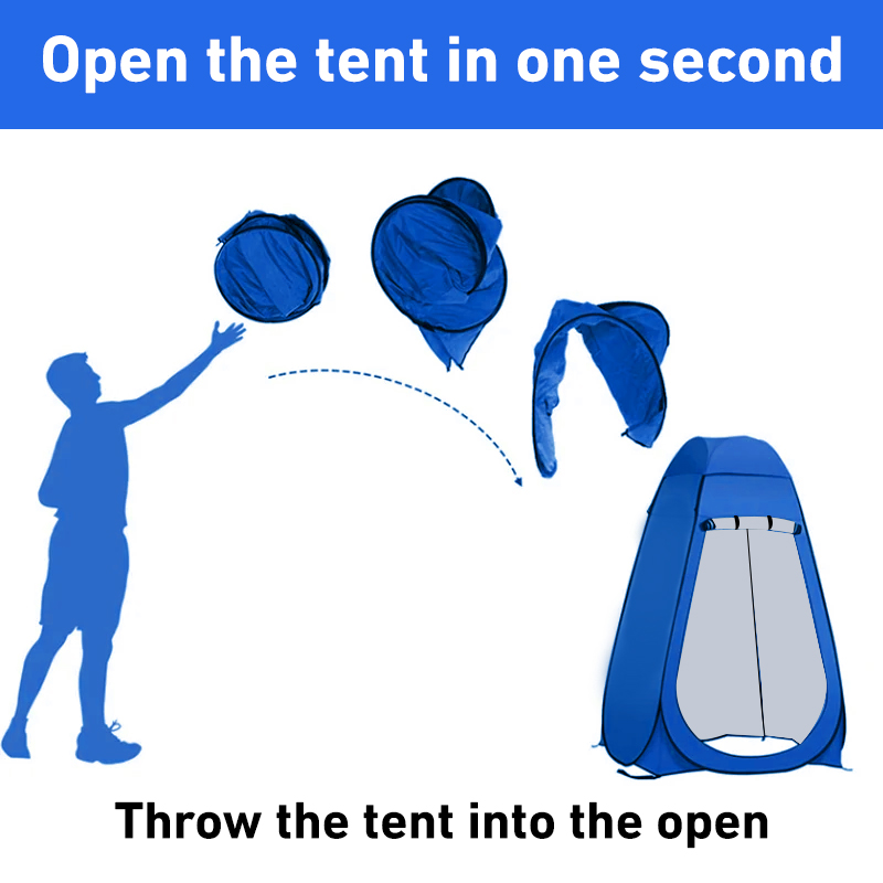 Westtune-ポータブルポップアップキャンプシャワーテン - Outdoor Camping Toilet Tent のレビューと価格