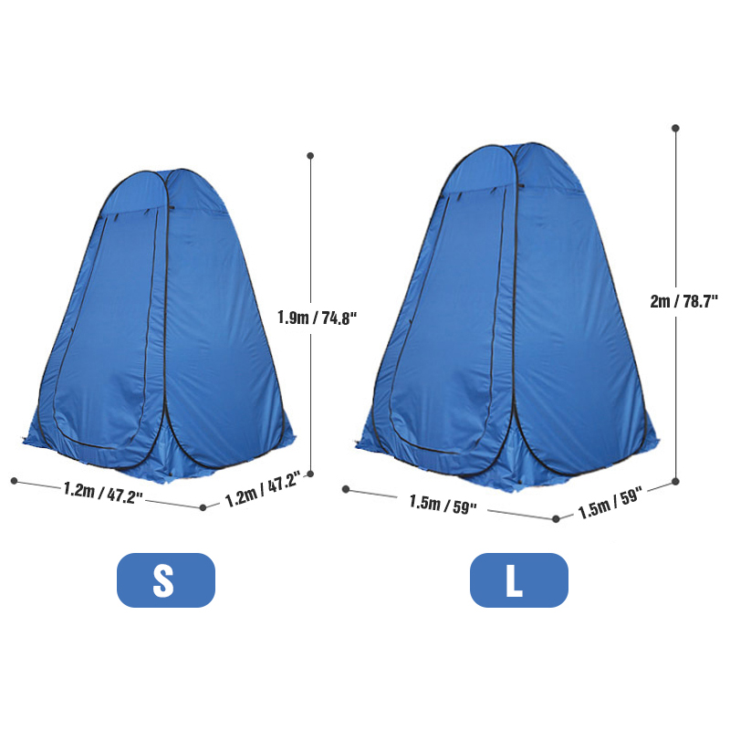 Westtune-ポータブルポップアップキャンプシャワーテン - Outdoor Camping Toilet Tent のレビューと価格