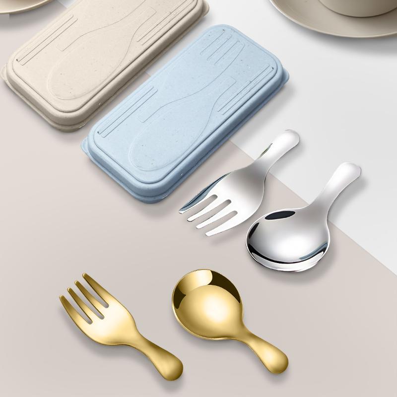 ステンレス鋼食器セットスプーンフォーク 2Pc ポータブルボ - Outdoor Camping Cooking Set のレビューと価格