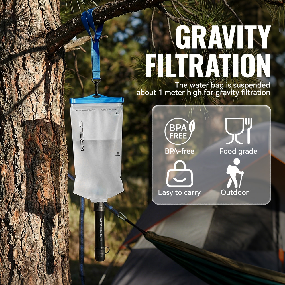 WRELS 屋外浄水器 ポータブル 直飲みミニ浄水器 屋外緊 - Outdoor Camping Direct のレビューと価格