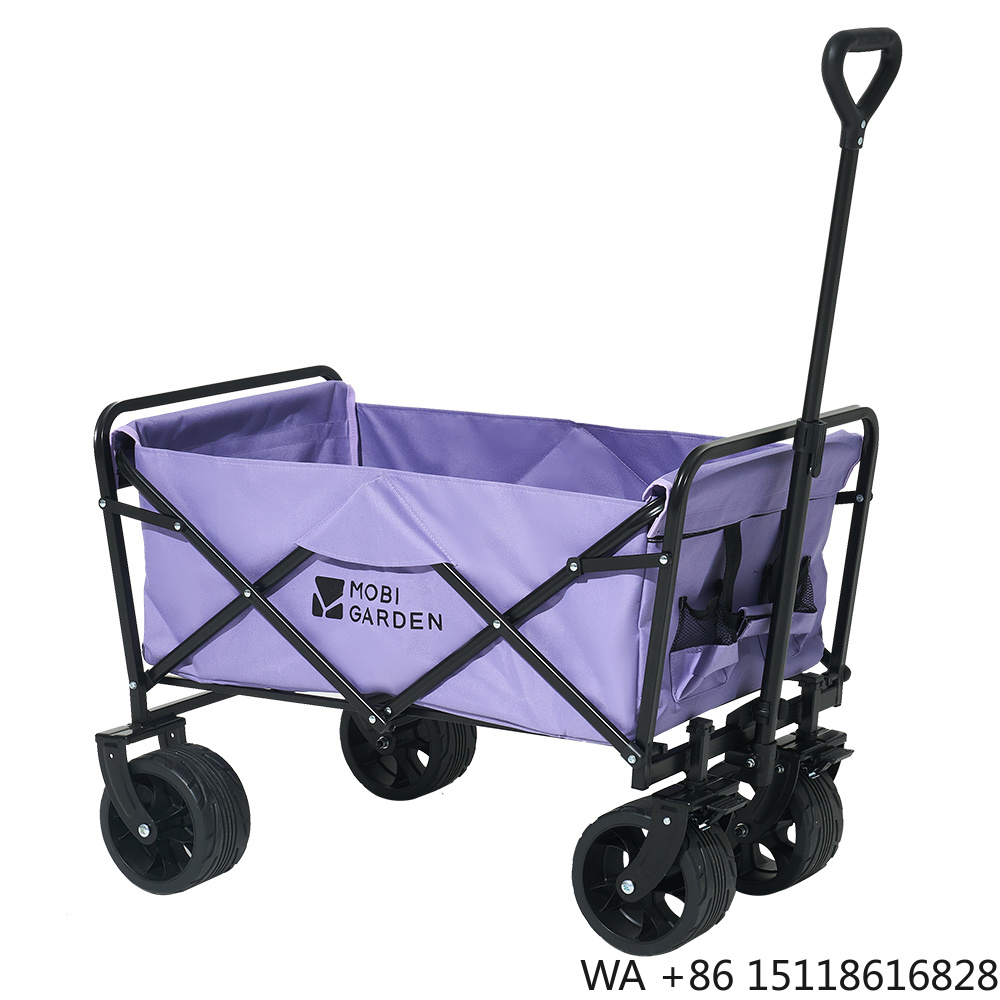 モビガーデン折りたたみ式四輪ポータブルワゴン、キャンプ車やキ - Outdoor Camping Vehicle Wagon のレビューと価格