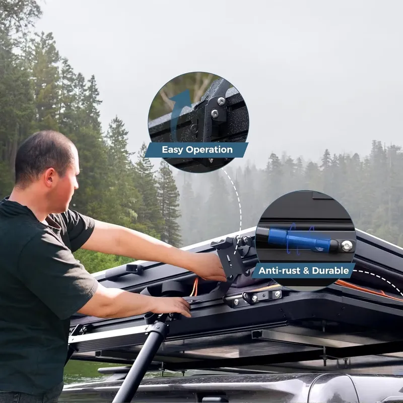 OEMカスタム簡単設置ABSハードシェルルーフトップテント、 - Outdoor Camping Tent のレビューと価格