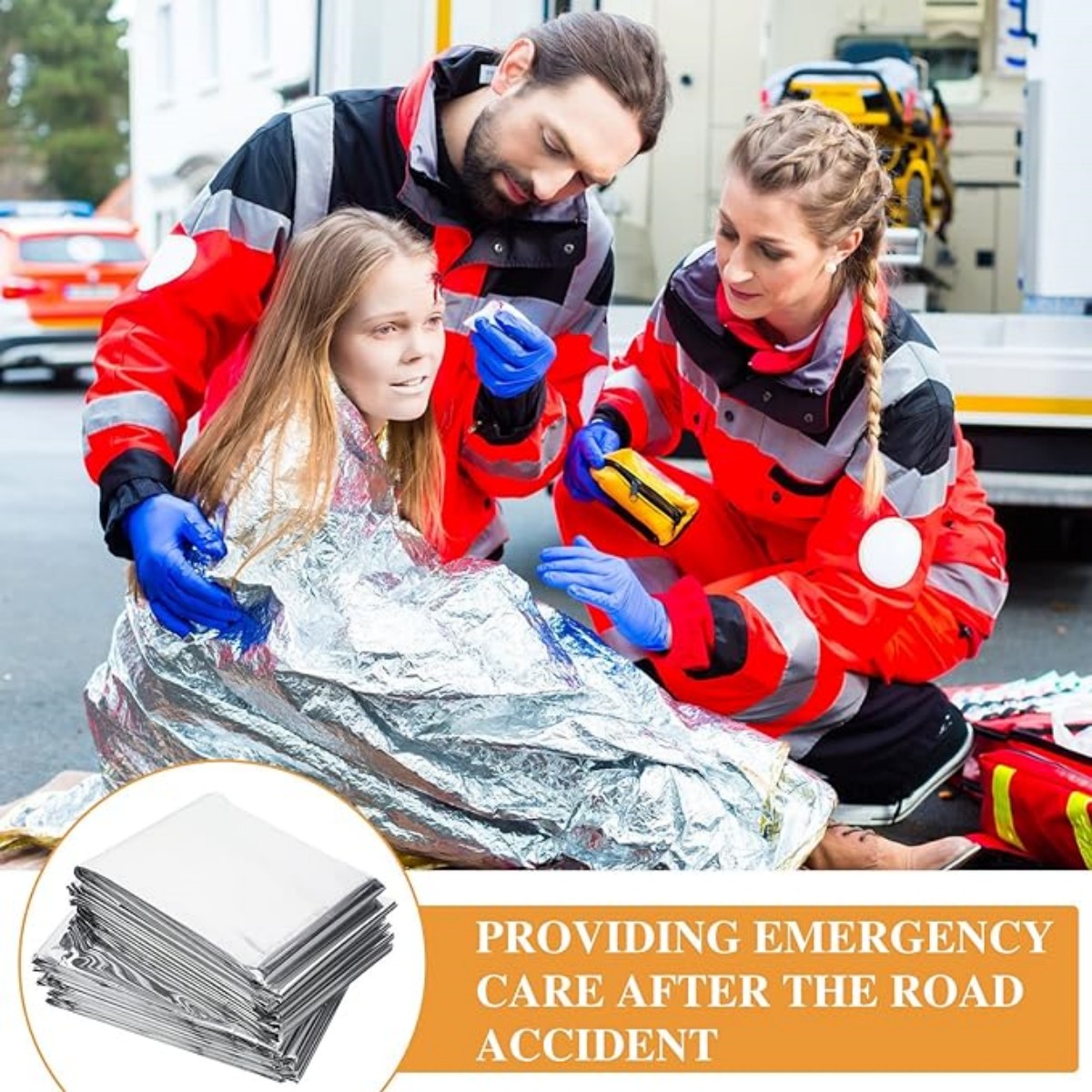 緊急用マイラー保温ブランケット - 防水、体温を保持 - 応 - Emergency Mylar Blanket のレビューと価格