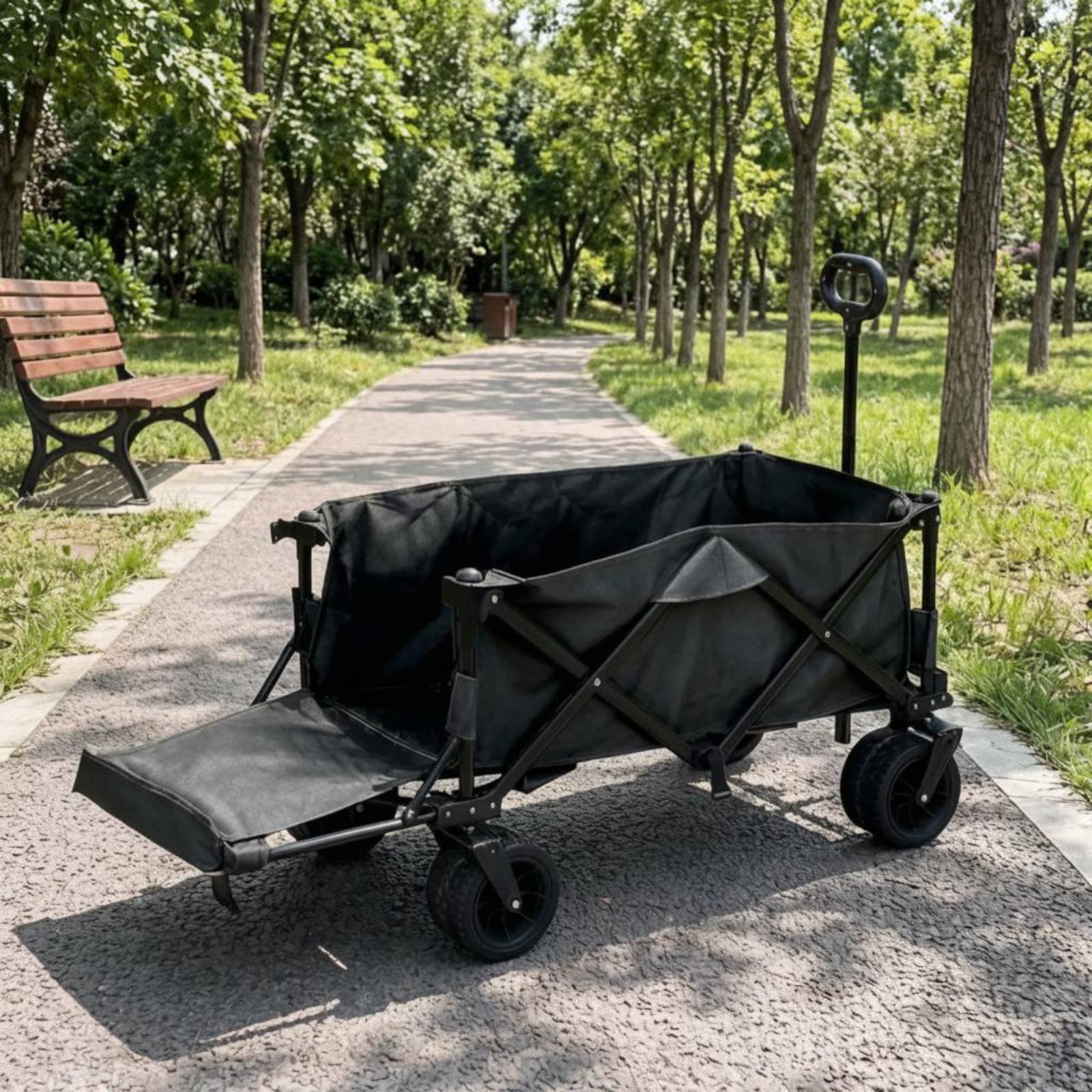 ワゴンテーブル車両 ヘビーデューティーメタルフレーム キャン - Outdoor Camping Vehicle Wagon のレビューと価格