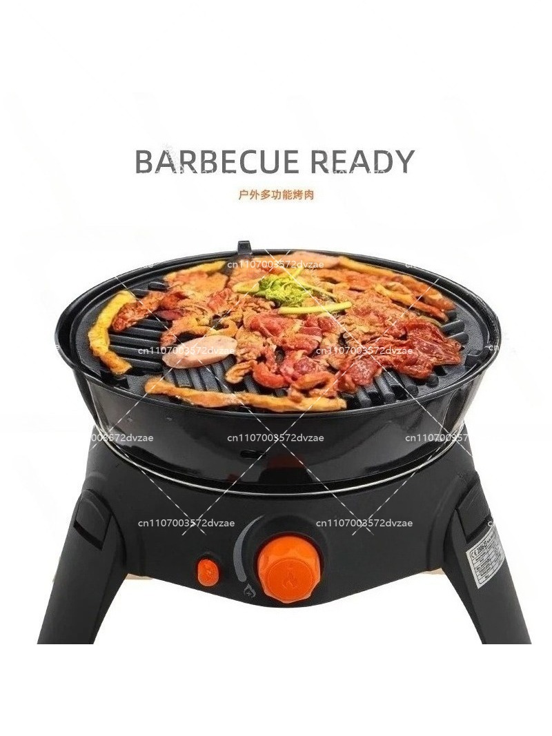 屋外多機能ガスストーブ キャンプBBQグリル 6個セット 折 - Outdoor Camping Gas Stove のレビューと価格