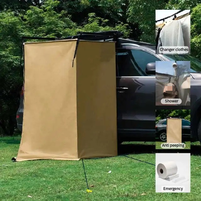 屋外車用サイドバスルームテント シャワーテント 車載折りたた - Outdoor Camping Toilet Tent のレビューと価格