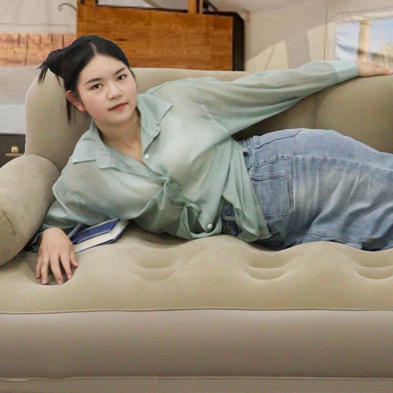 エアソファ エアポンプ付き 折りたたみベッド エアーカウチ  - Bed Outdoor Camping のレビューと価格