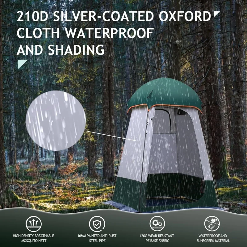 ポータブルシャワーテントインスタントポップアップシェルター防 - Outdoor Camping Toilet Tent のレビューと価格