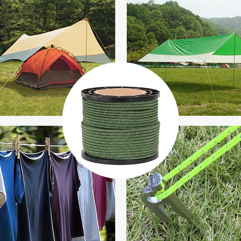 反射パラコードテントコードロープキャンプキャノピーシェルター - Outdoor Camping Guy のレビューと価格