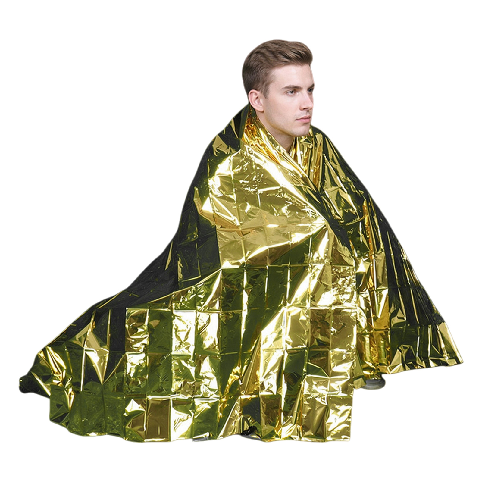 緊急用マイラーブランケット 多目的保温シート 個包装 植物育 - Emergency Mylar Blanket のレビューと価格