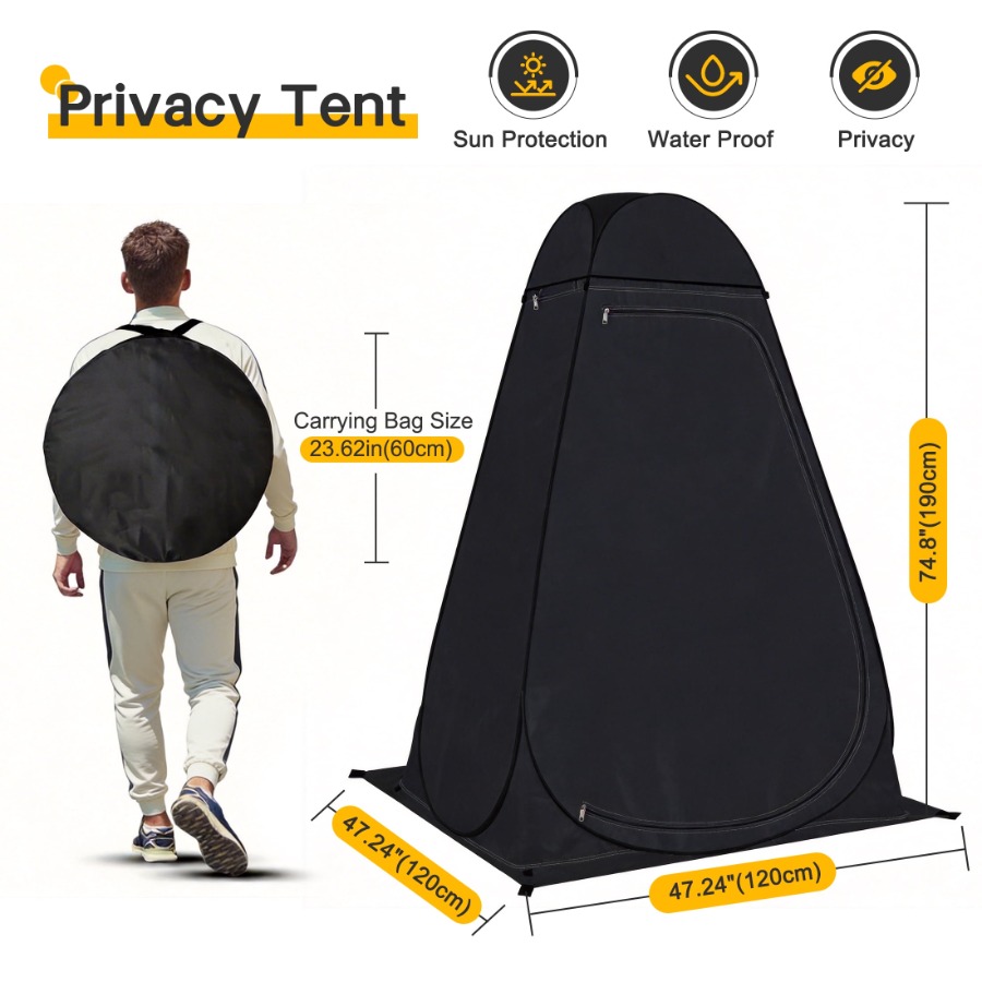 キャンプシャワーテント屋外ポップアップ更衣テントポータブルバ - Outdoor Camping Toilet Tent のレビューと価格