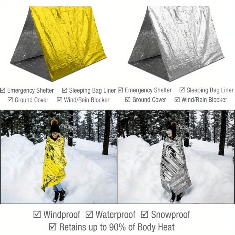 マイラー断熱ブランケット,耐久性のあるスペースブランケット, - Emergency Mylar Blanket のレビューと価格
