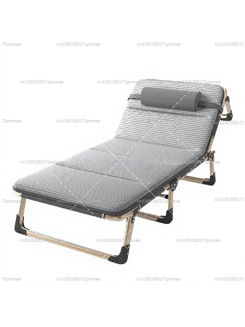 金属製折りたたみシングルベッド モダンオフィス用ポータブルベ - Bed Outdoor Camping のレビューと価格