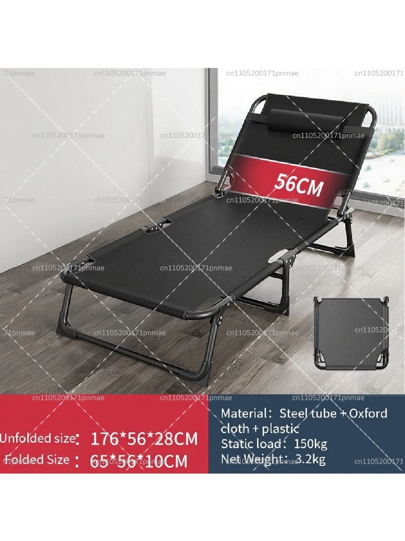 金属製折りたたみシングルベッド モダンオフィス用ポータブルベ - Bed Outdoor Camping のレビューと価格