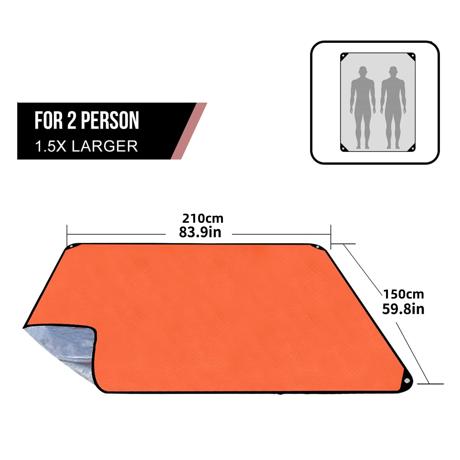 サバイバルブランケット,車やキャンプ用の再利用可能な緊急カバ - Emergency Mylar Blanket のレビューと価格