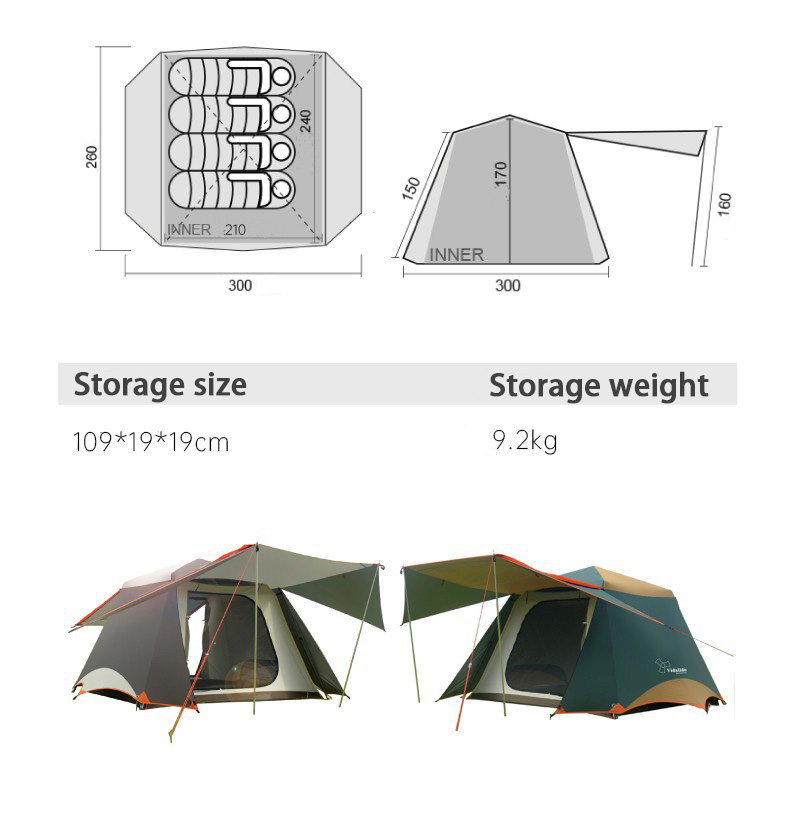 ビダリド ケマ ケマ ナミオット アカンパー ゼルト テンダ - Camping Zelt Outdoor のレビューと価格
